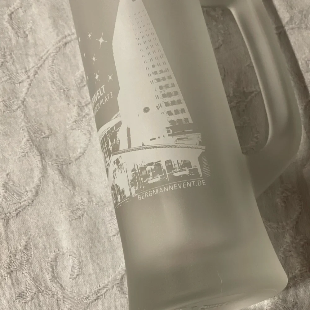 Ritzenhoff Tall Beer Stein , set of 2 glass mugs - Picture 5 of 5